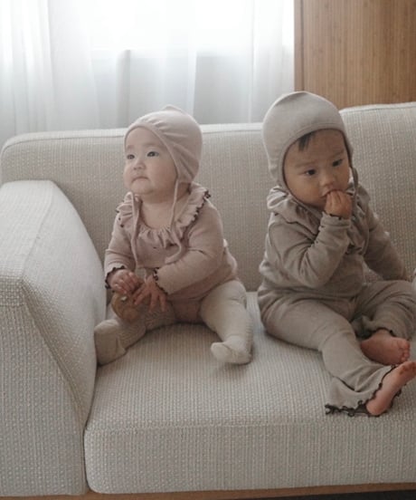 UANDEL- Mellow Collared Romper (Dusty Pink)