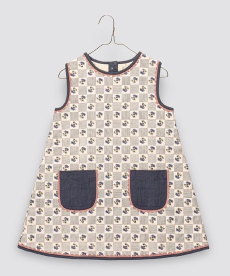 Little Cotton Clothes - Quilted Hannah dress Papier Floral