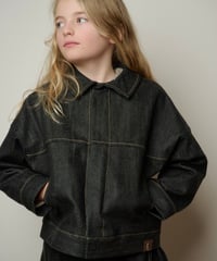 HELLO LUPO - INA JACKET - BLACK DENIM