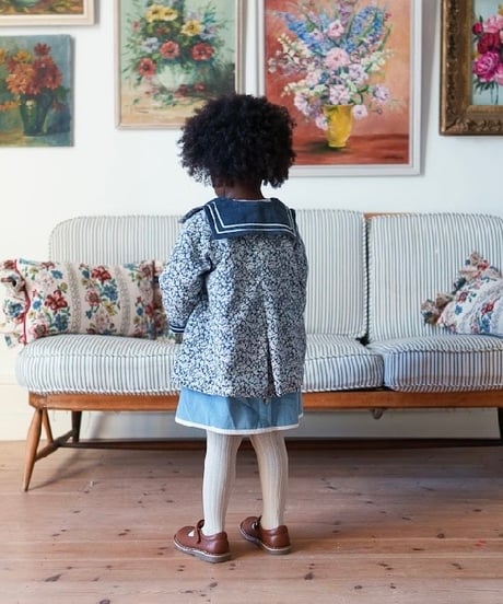 Little Cotton Clothes - Petra blouse Barley Floral
