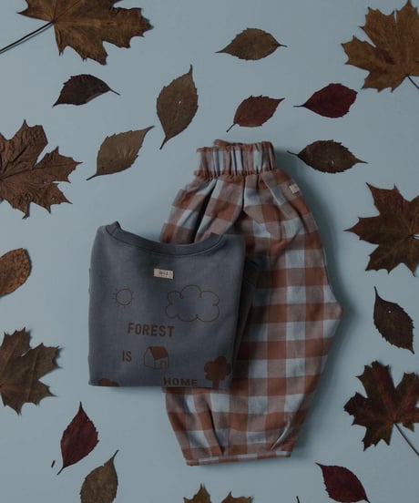 organic zoo - Maple Gingham Lodge Pants
