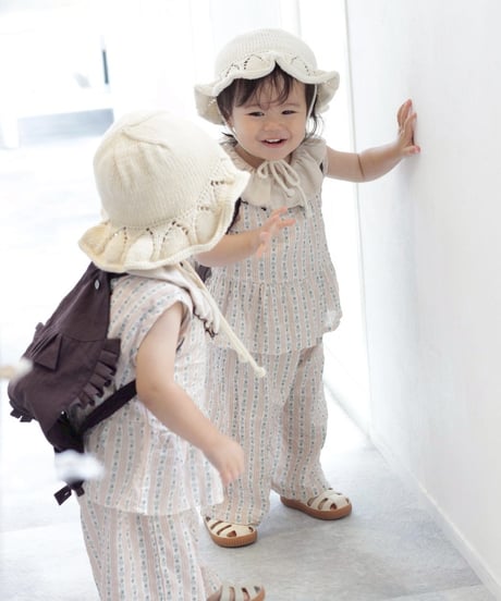 【予約販売商品】UANDEL - mellow collared tank tops(ivory)