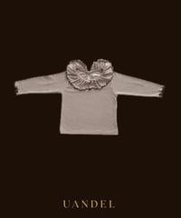 【予約販売商品】UANDEL - Mellow Collared Top(Mocha)