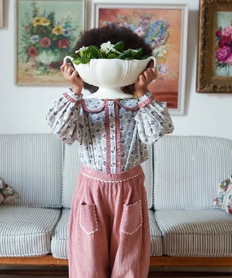 Little Cotton Clothes - Cord Jessica Trousers in Pepperberry