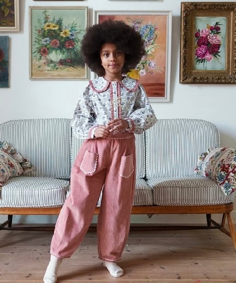 Little Cotton Clothes - Cord Jessica Trousers in Pepperberry