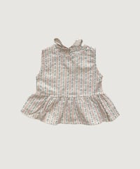 UANDEL - Daisy Stripe Gingham Top