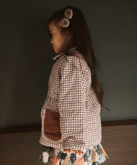 Little Cotton Clothes - Elsie jacket Sugarplum Check