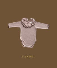 UANDEL- Mellow Collared Romper (Dusty Pink)