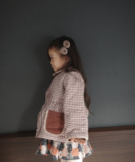 Little Cotton Clothes - Elsie jacket Sugarplum Check