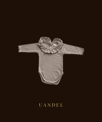 【予約販売商品】UANDEL- Mellow Collared Romper (Mocha)
