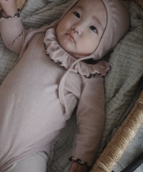 UANDEL- Mellow Collared Romper (Dusty Pink)