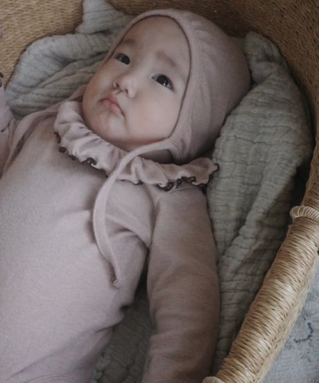 UANDEL- Mellow Collared Romper (Dusty Pink)