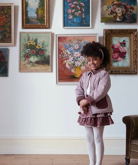 Little Cotton Clothes - Elsie jacket Sugarplum Check