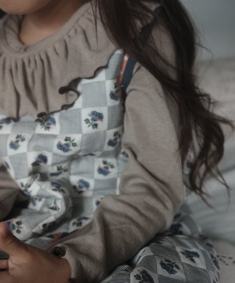 Little Cotton Clothes - Quilted Hannah dress Papier Floral
