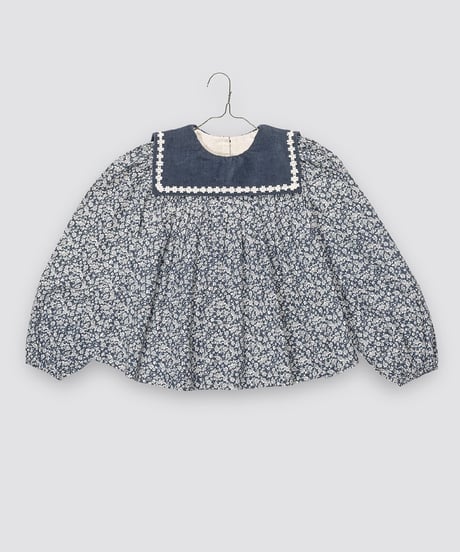 Little Cotton Clothes - Petra blouse Barley Floral