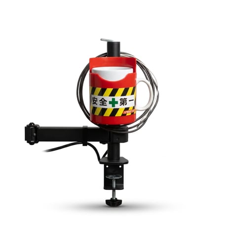 [Safety First]Red Magnetic Cup Holder with Safety First Sticker