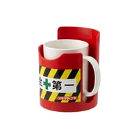 [Safety First]Red Magnetic Cup Holder with Safety First Sticker