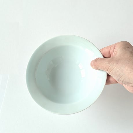 青白磁線紋　浅鉢｜谷口　左和子