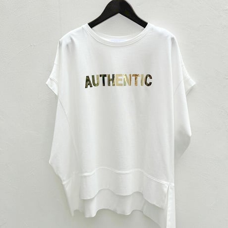 ロゴプリントワイドTシャツ