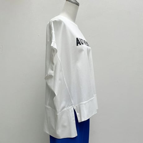 ロゴプリントワイドTシャツ