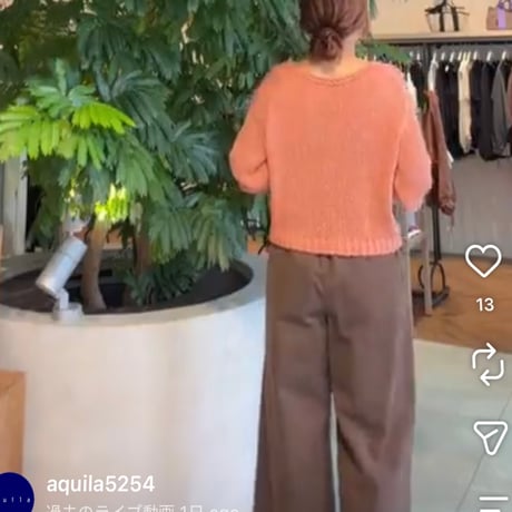 テープヤンニットプルオーバー
