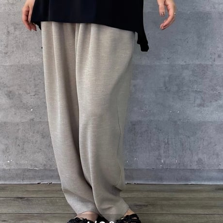 リネンライクダボパンツ