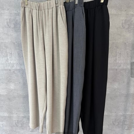 リネンライクダボパンツ