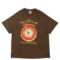 STEVIE WONDER " S/S TEE BROWN