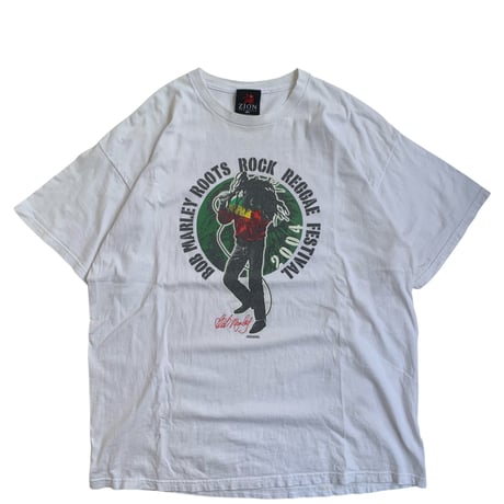 " BOB MARLEY " S/S TEE WHITE