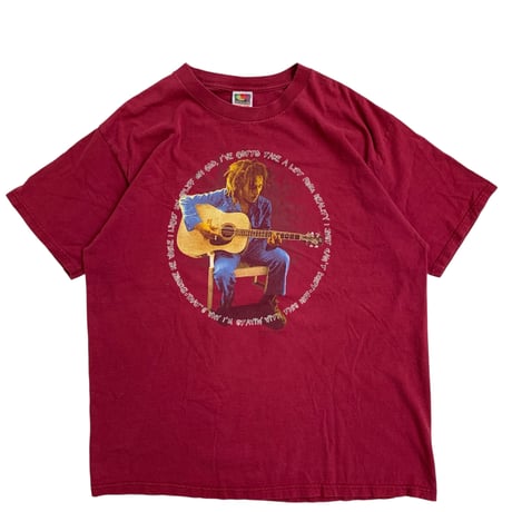 " BOB MARLEY " S/S TEE MAROON