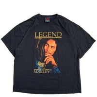 "BOB MARLEY " S/S TEE BLACK