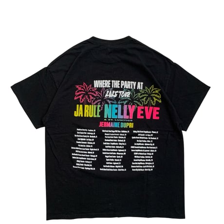 " WHERE THE PARTY AT TOUR 2025 " S/S TEE BLACK