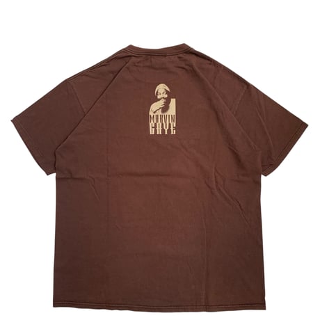 " MARVIN GAYE " S/S TEE BROWN