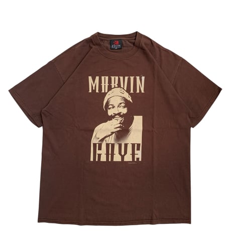 " MARVIN GAYE " S/S TEE BROWN