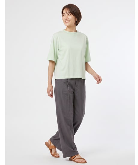 〈MARUTA〉 'スーピマコンパクト天竺クルーネックTシャツ'