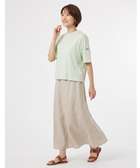 〈MARUTA〉 'スーピマコンパクト天竺クルーネックTシャツ'