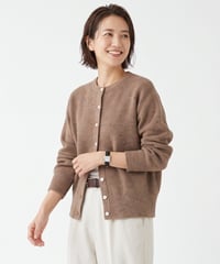 〈MARUTA〉 'ファンシーネップ片畦カーディガン'