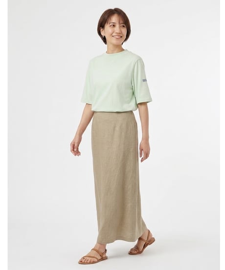 〈MARUTA〉 'スーピマコンパクト天竺クルーネックTシャツ'