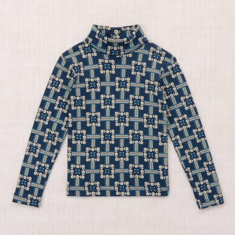 Misha&Puff  TURTLENECK (MOONLIGHT RAILROAD FLORAL)