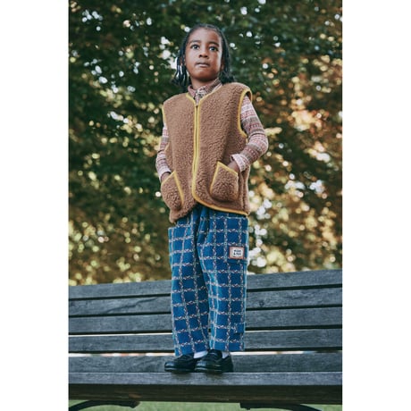 Misha&Puff  PEPITKO VEST (TEDDY BROWN)