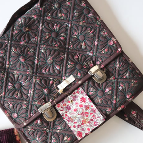 Bonjour  School bag Little bouquet print