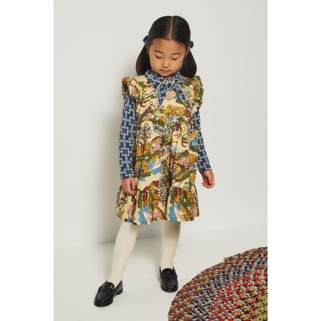 Misha&Puff  SCOUT TOP (MOONLIGHT RAILROAD FLORAL)