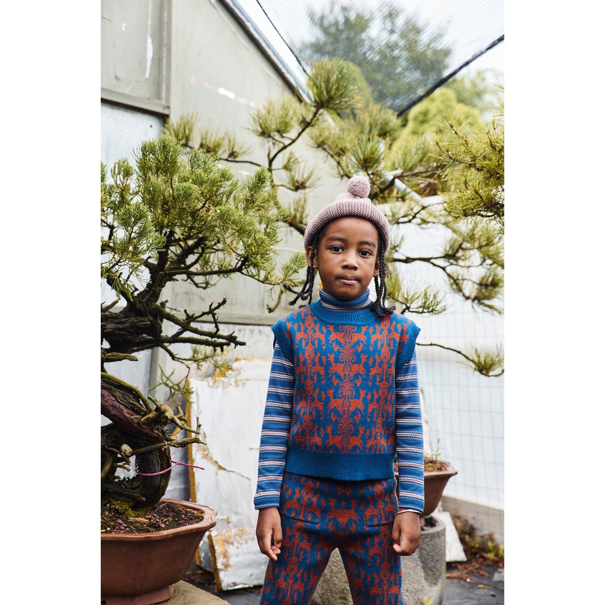 Misha&Puff TURTLENECK (MARINE BLUE SGRAFFITO)