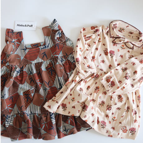 Misha&Puff  JUNIOR SCOUT DRESS(STRING/ANTIQUE ROSE HOLYOKE FLORAL)