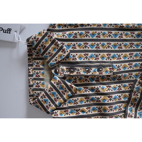 Misha&Puff  LONG SLEEVE POLO (ALABASTER GALLUP)