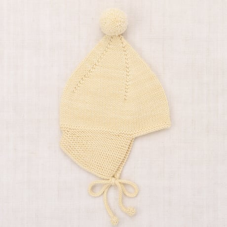 Misha&Puff  BABY POINTY PEAK HAT (SHORTBREAD)