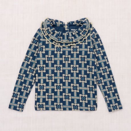 Misha&Puff  SWEETHEART TOP (MOONLIGHT RAILROAD FLORAL)