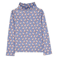 hello Simone  Twiggy turtleneck Rabbit Blue