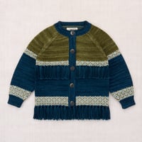 Misha&Puff   LORE FRINGE JACKET (MARINE BLUE)