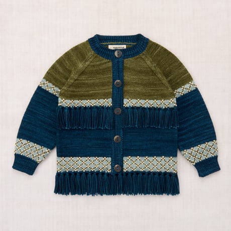 Misha&Puff   LORE FRINGE JACKET (MARINE BLUE)